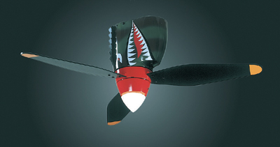 P-40 Tiger Shark Ceiling Fan - Click Image to Close